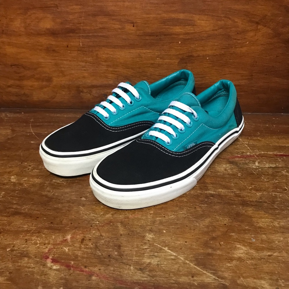 Vans Era Black Teal
